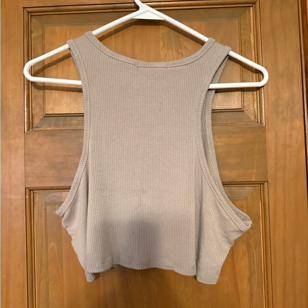 Forever 21 Beige Ribbed Tank - Picture 3 of 4